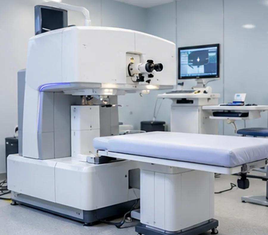 Clinical photograph illustrating Laser Refractive Assessment