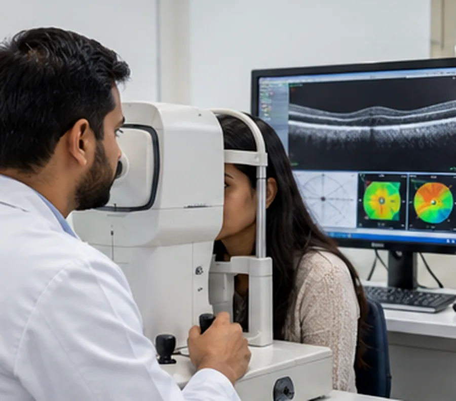 Retinal optical coherence tomography imaging